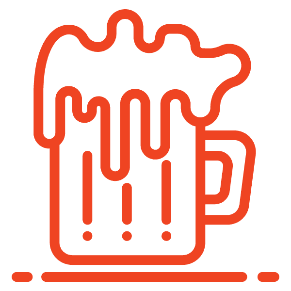 a logo of a beer mug