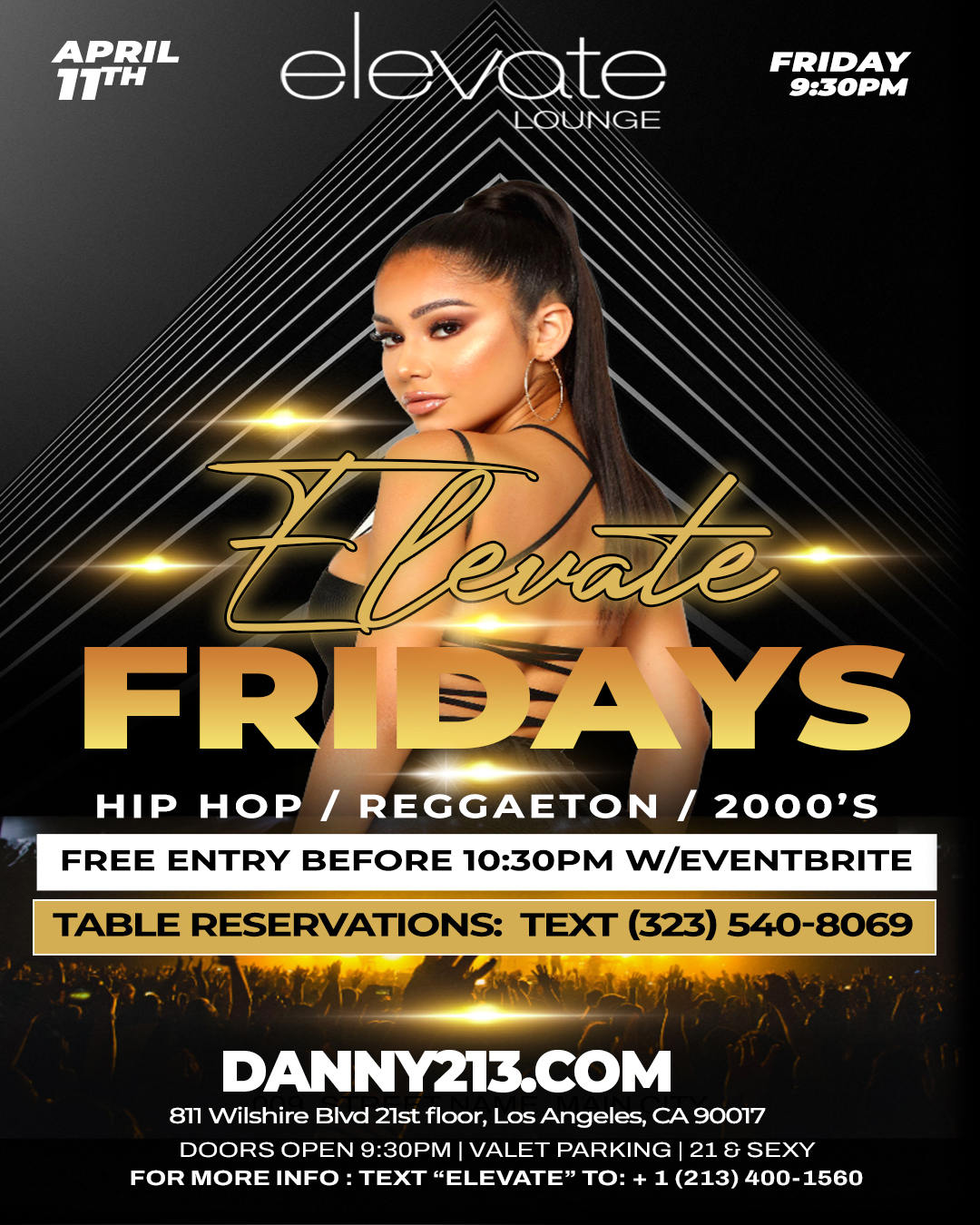 Elevate Lounge Flyer