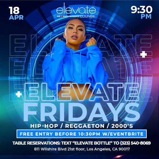 Elevate Lounge Flyer