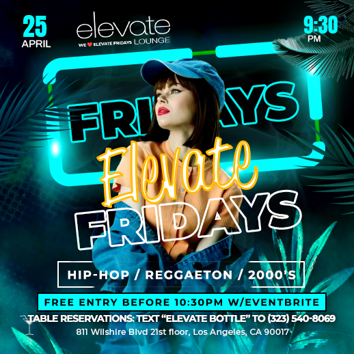 Elevate Lounge Flyer